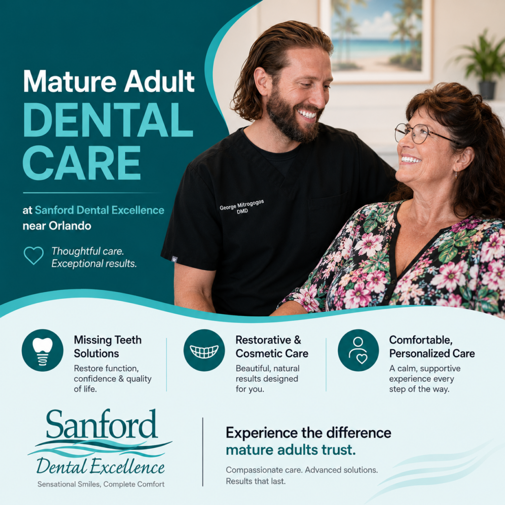 mature adult dentistry in sanford near orlando